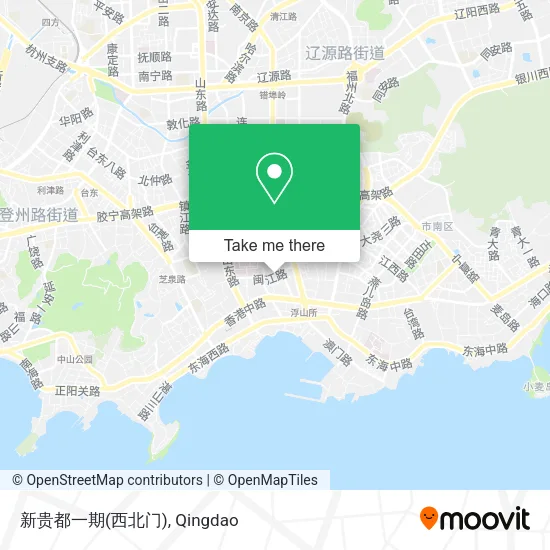 新贵都一期(西北门) map
