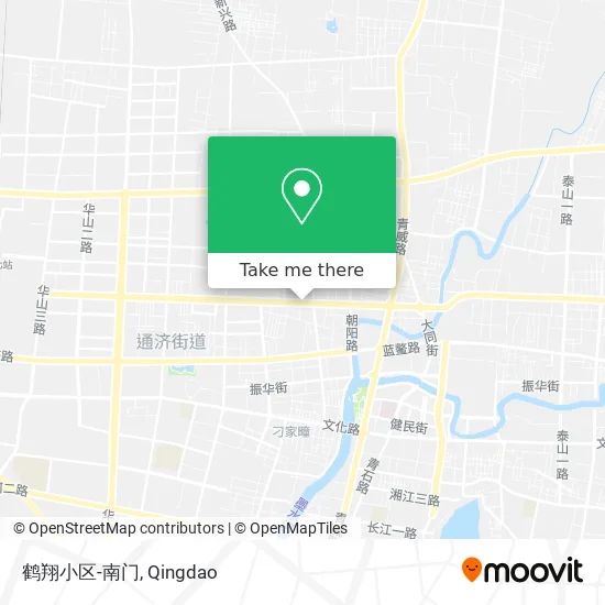 鹤翔小区-南门 map