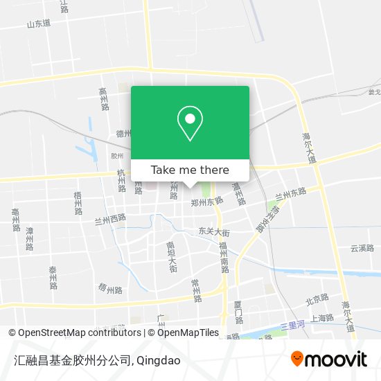 汇融昌基金胶州分公司 map