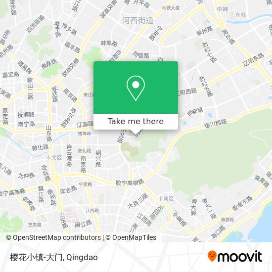 樱花小镇-大门 map