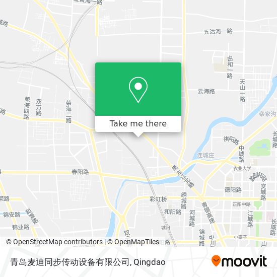 青岛麦迪同步传动设备有限公司 map
