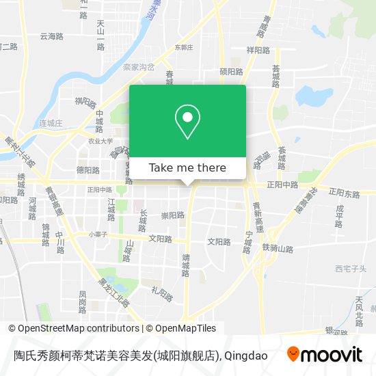 陶氏秀颜柯蒂梵诺美容美发(城阳旗舰店) map
