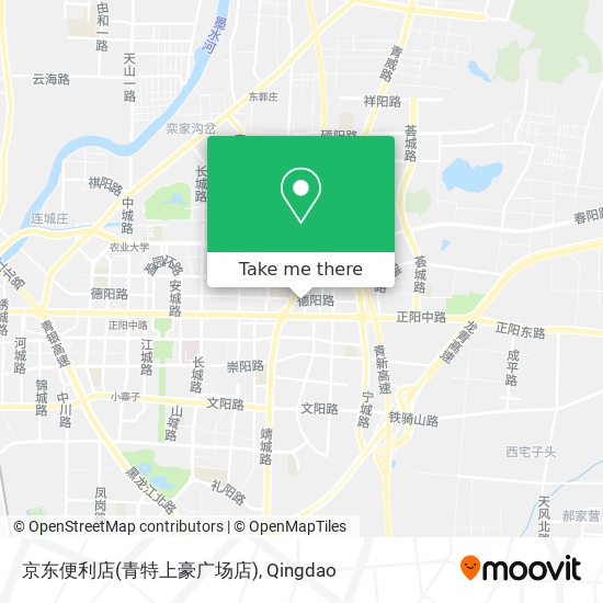 京东便利店(青特上豪广场店) map