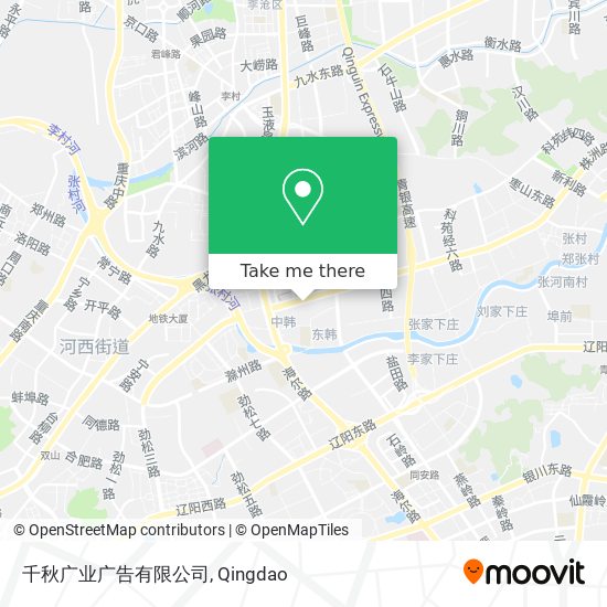 千秋广业广告有限公司 map