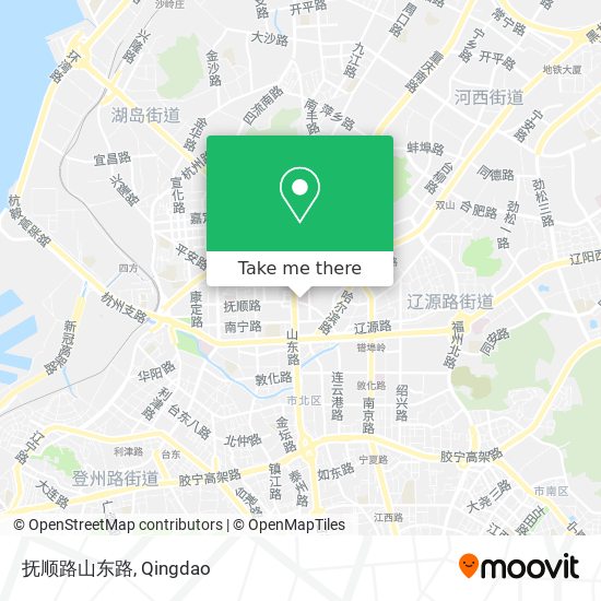 抚顺路山东路 map