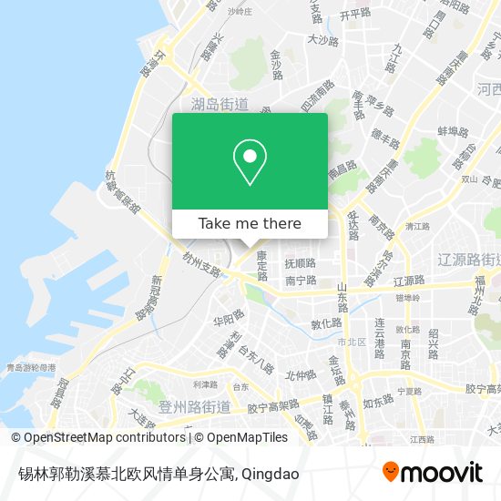 锡林郭勒溪慕北欧风情单身公寓 map