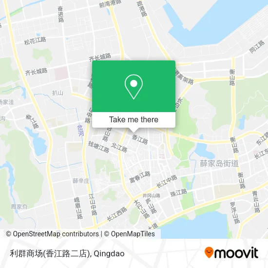 利群商场(香江路二店) map