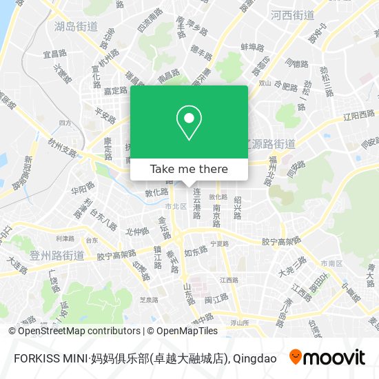 FORKISS MINI·妈妈俱乐部(卓越大融城店) map