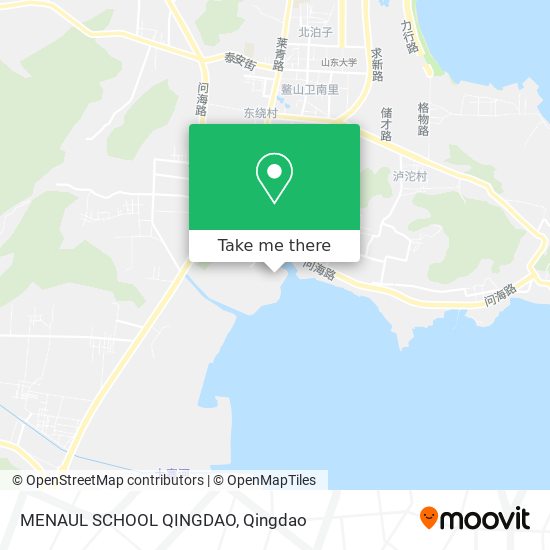 MENAUL SCHOOL QINGDAO map