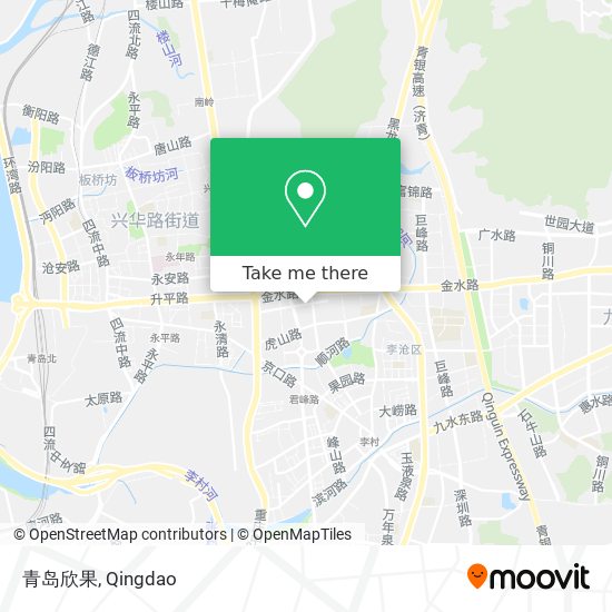 青岛欣果 map