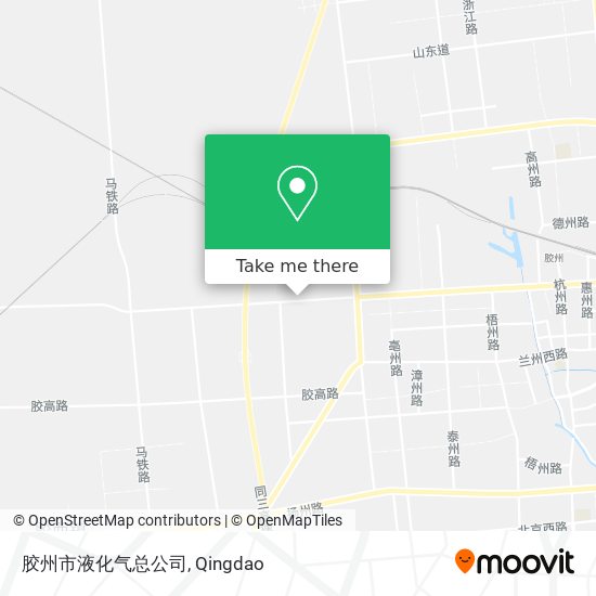 胶州市液化气总公司 map