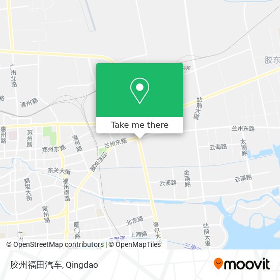 胶州福田汽车 map