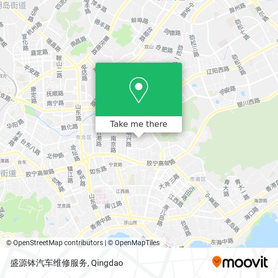 盛源钵汽车维修服务 map