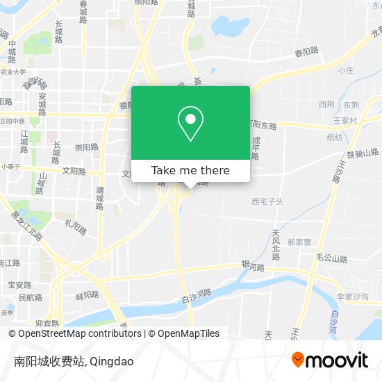 南阳城收费站 map