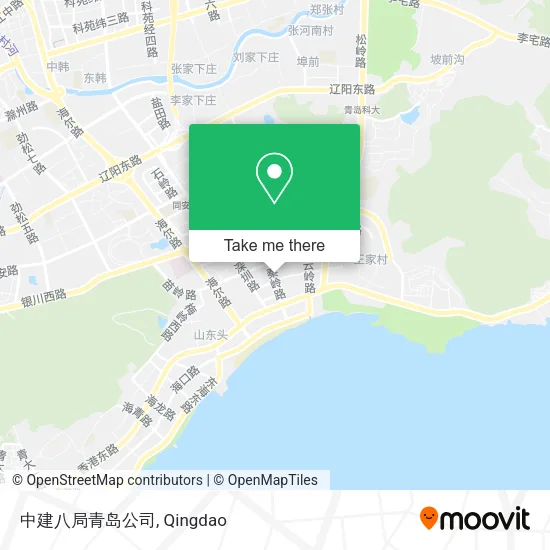 中建八局青岛公司 map