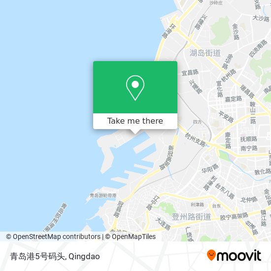 青岛港5号码头 map