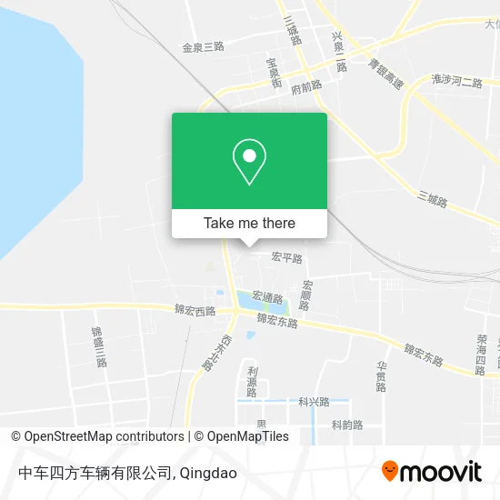 中车四方车辆有限公司 map