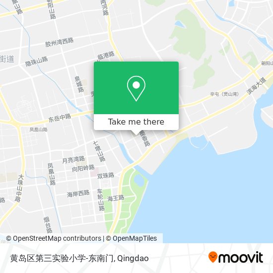 黄岛区第三实验小学-东南门 map