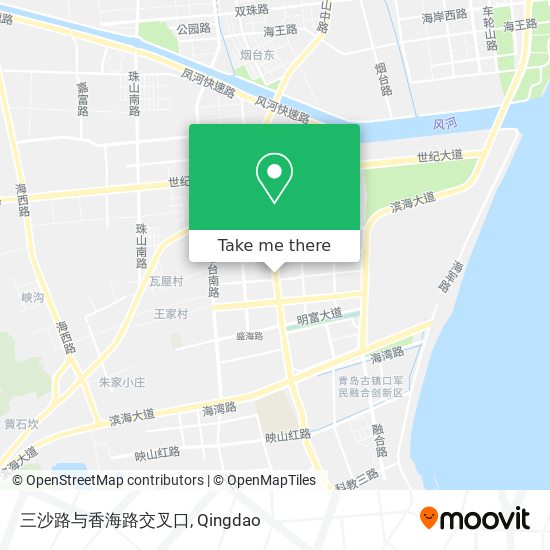 三沙路与香海路交叉口 map