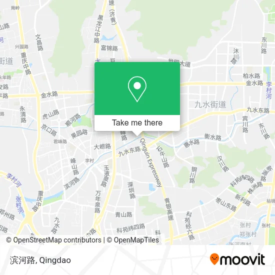滨河路 map