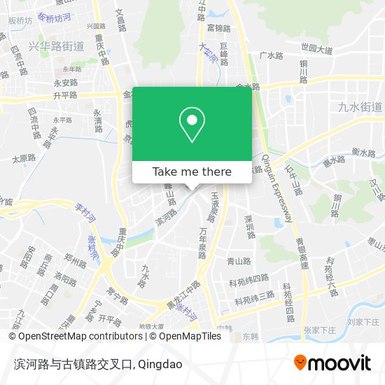 滨河路与古镇路交叉口 map