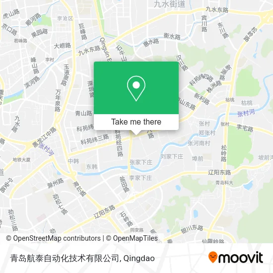 青岛航泰自动化技术有限公司 map