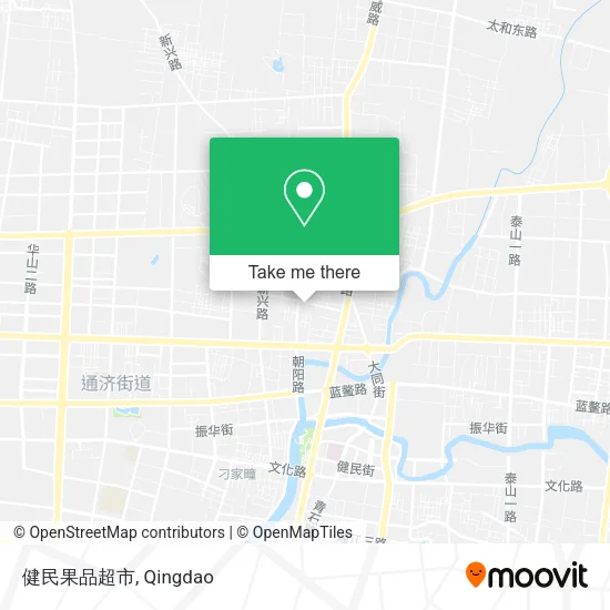 健民果品超市 map