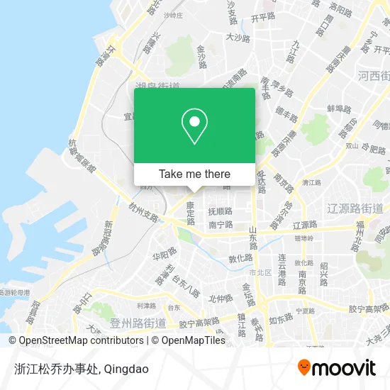 浙江松乔办事处 map