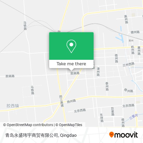 青岛永盛玮宇商贸有限公司 map