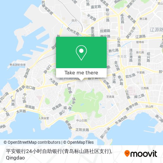 平安银行24小时自助银行(青岛标山路社区支行) map