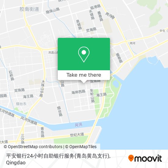平安银行24小时自助银行服务(青岛黄岛支行) map