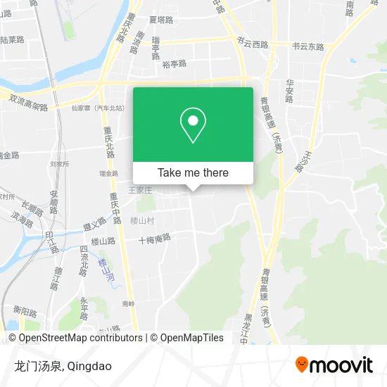 龙门汤泉 map