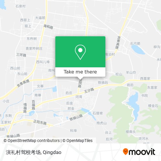 演礼村驾校考场 map