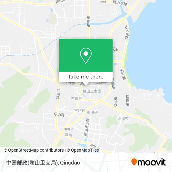 How To Get To 中国邮政 鳌山卫支局 In 即墨区by Bus