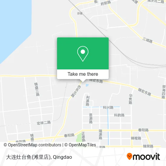 大连灶台鱼(滩里店) map