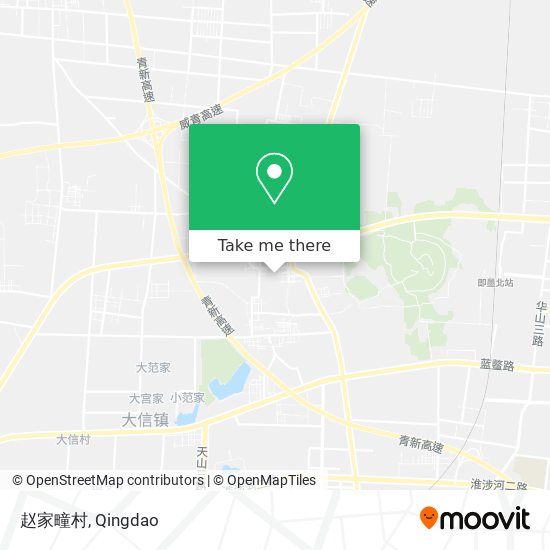 赵家疃村 map