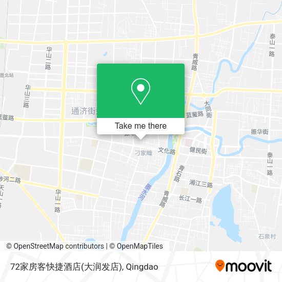 72家房客快捷酒店(大润发店) map