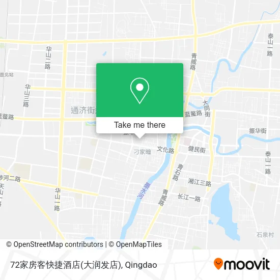 72家房客快捷酒店(大润发店) map