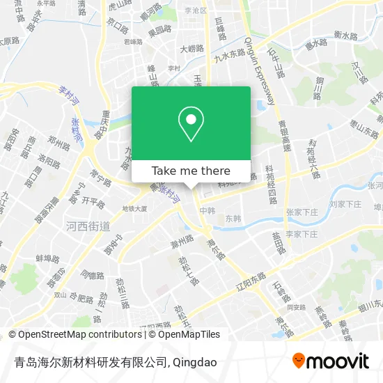 青岛海尔新材料研发有限公司 map