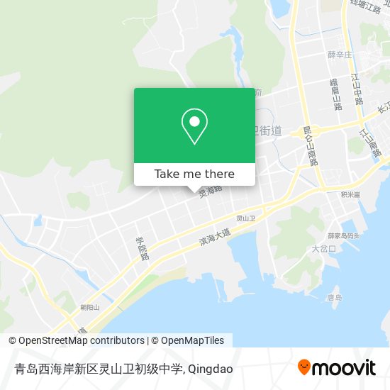 青岛西海岸新区灵山卫初级中学 map