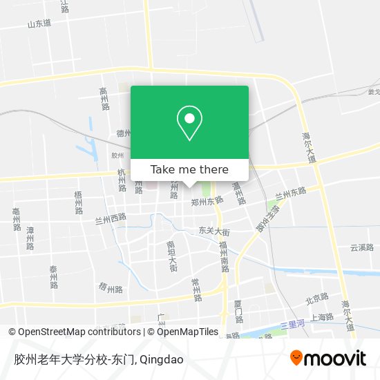胶州老年大学分校-东门 map