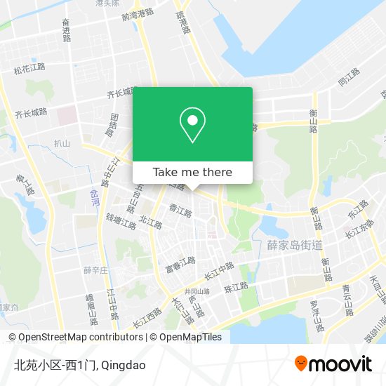 北苑小区-西1门 map