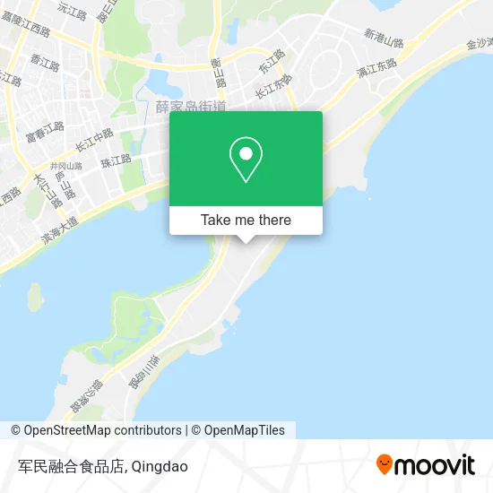 军民融合食品店 map