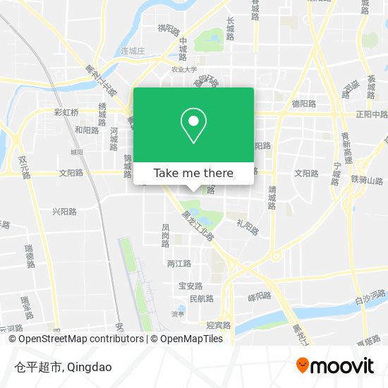 仓平超市 map