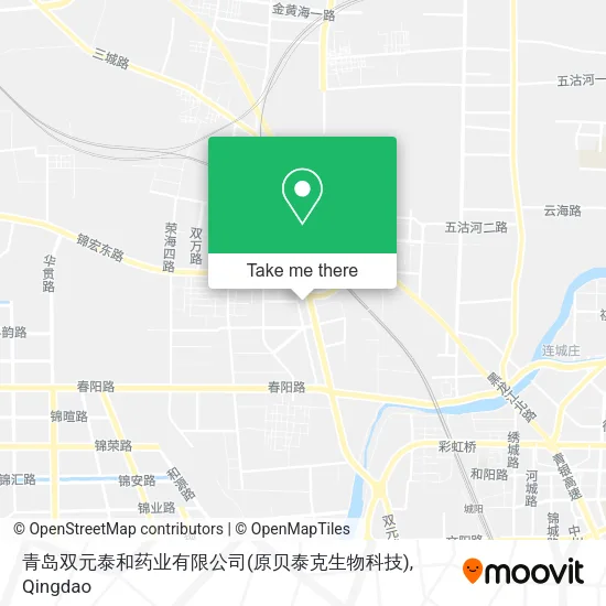青岛双元泰和药业有限公司(原贝泰克生物科技) map