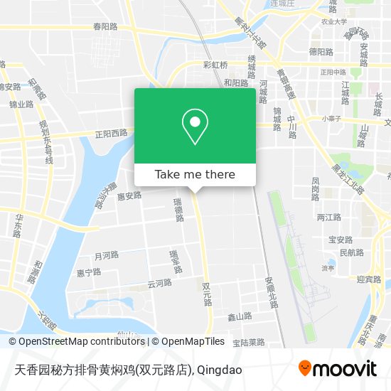 天香园秘方排骨黄焖鸡(双元路店) map