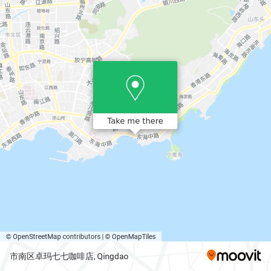 市南区卓玛七七咖啡店 map