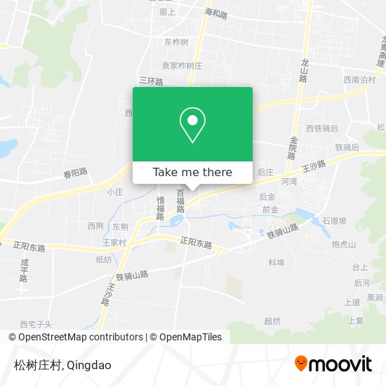 松树庄村 map