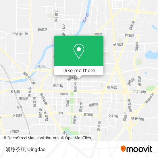润静茶庄 map