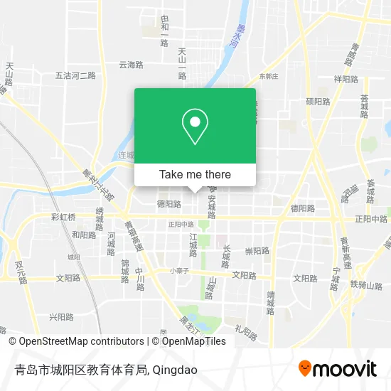 青岛市城阳区教育体育局 map